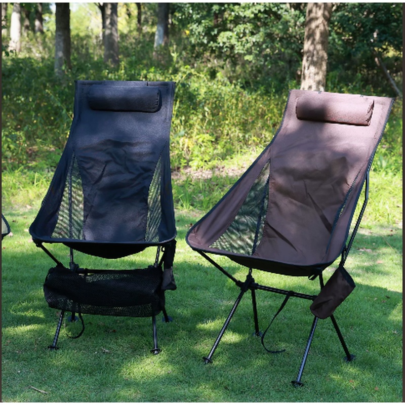 Outdoor Furniture Used - Lightweight Aluminum Folding Camping Chair with