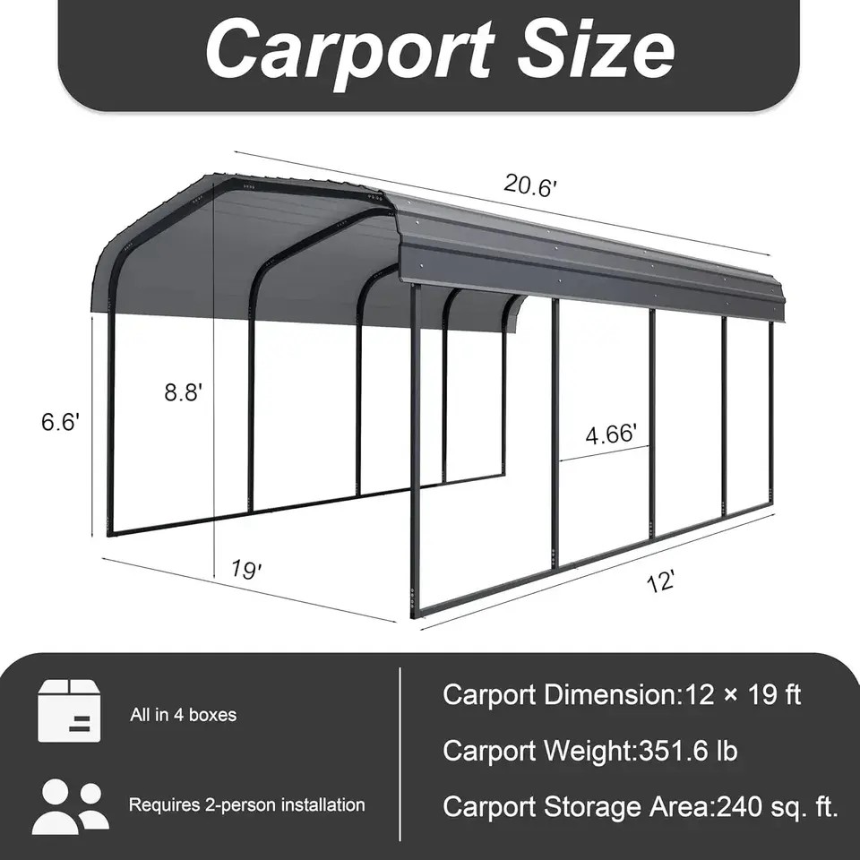 2026 Hot Sale 11x19ft Galvaniz - Outdoor Furniture In Sale recension och pris