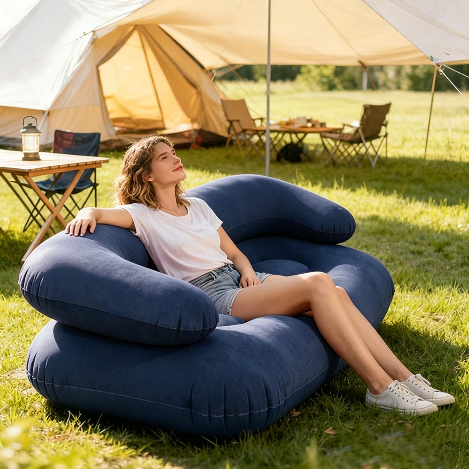 Double Inflatable Air Sofa Two - Outdoor Furniture Sales recension och pris