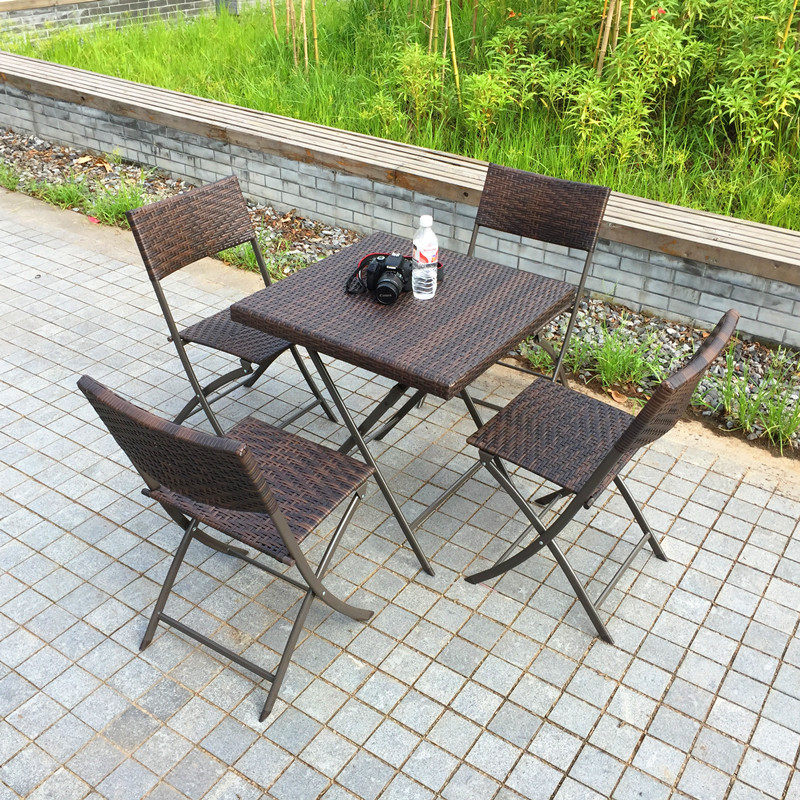 Folding Outdoor Garden Set Rat - Outdoor Furniture Balcony recension och pris