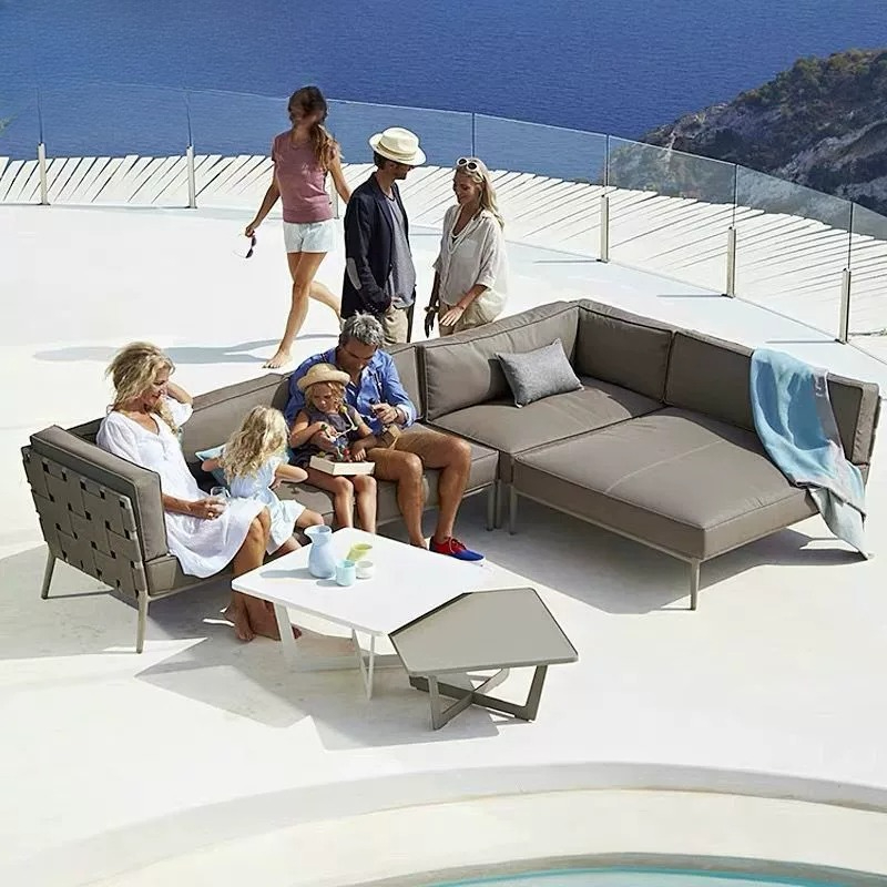 Outdoor sofa coffee table comb - Outdoor Furniture Balcony recension och pris