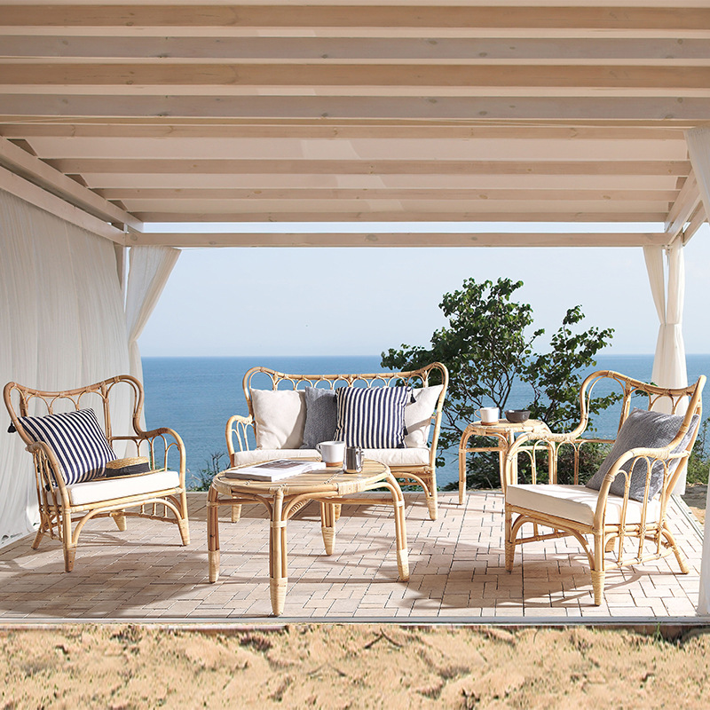 Natural rattan sofa outdoor do - Outdoor Furniture Indonesia recension och pris