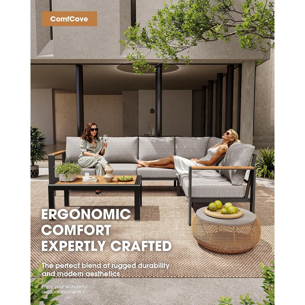 USA Stock Aluminum Outdoor Pat - Outdoor Furniture In Sale recension och pris