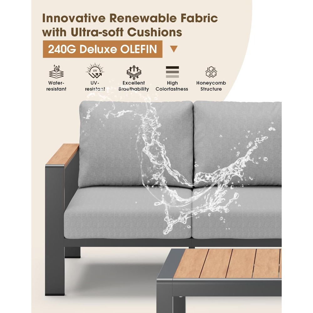 USA Stock Aluminum Outdoor Pat - Outdoor Furniture In Sale recension och pris