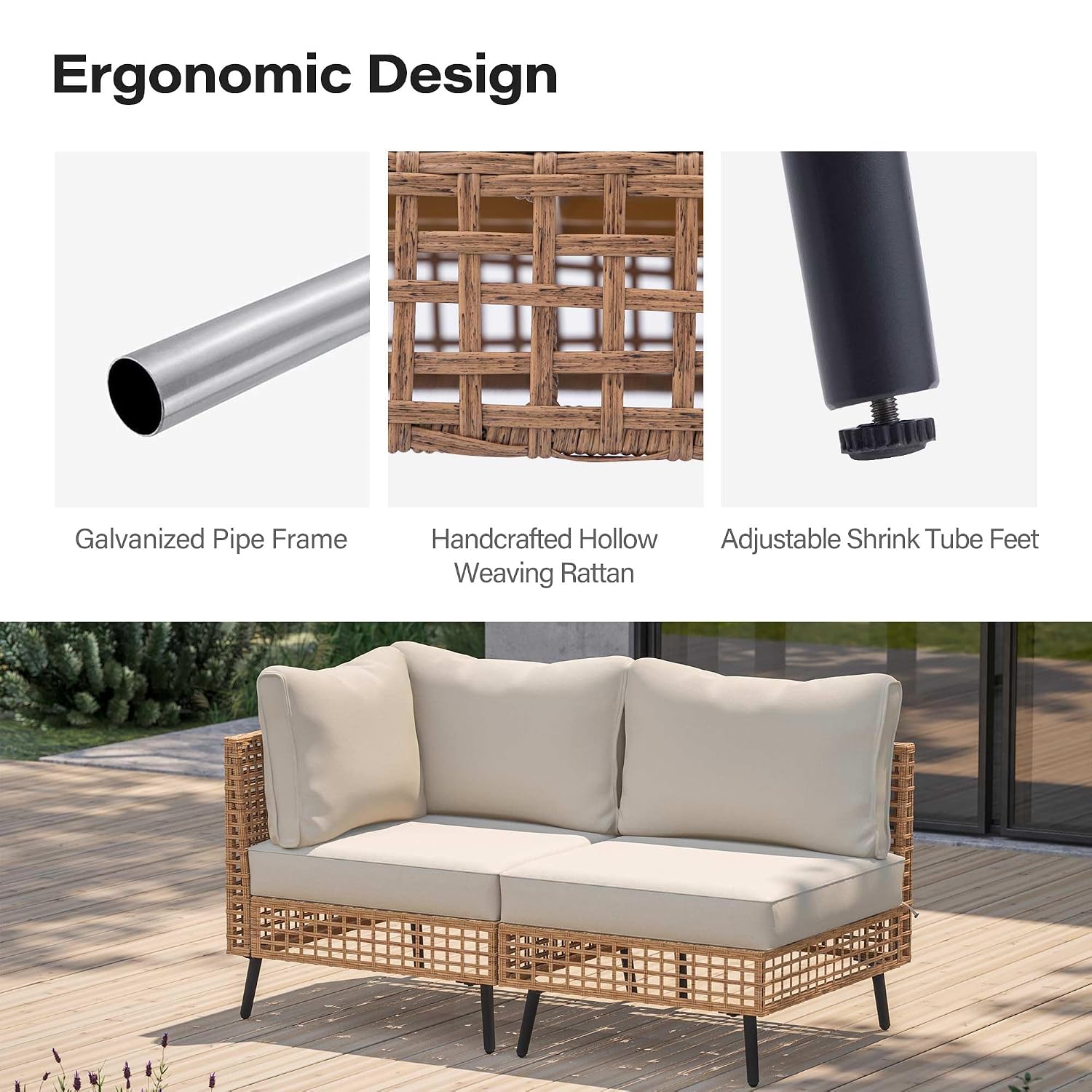 Outdoor PE Wicker Patio Furnit - Outdoor Furniture Balcony recension och pris