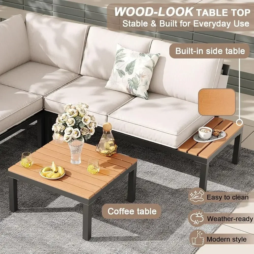 5-Person Outdoor Patio Furnitu - Outdoor Furniture Balcony recension och pris
